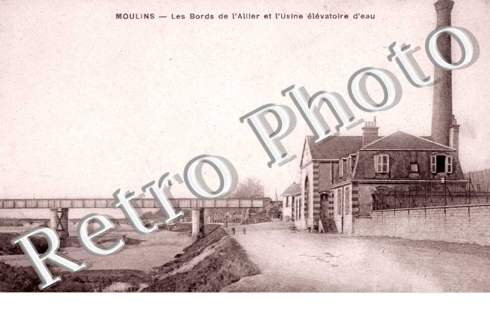les Bords de l'Allier et l'Usine elevatoire d'eau