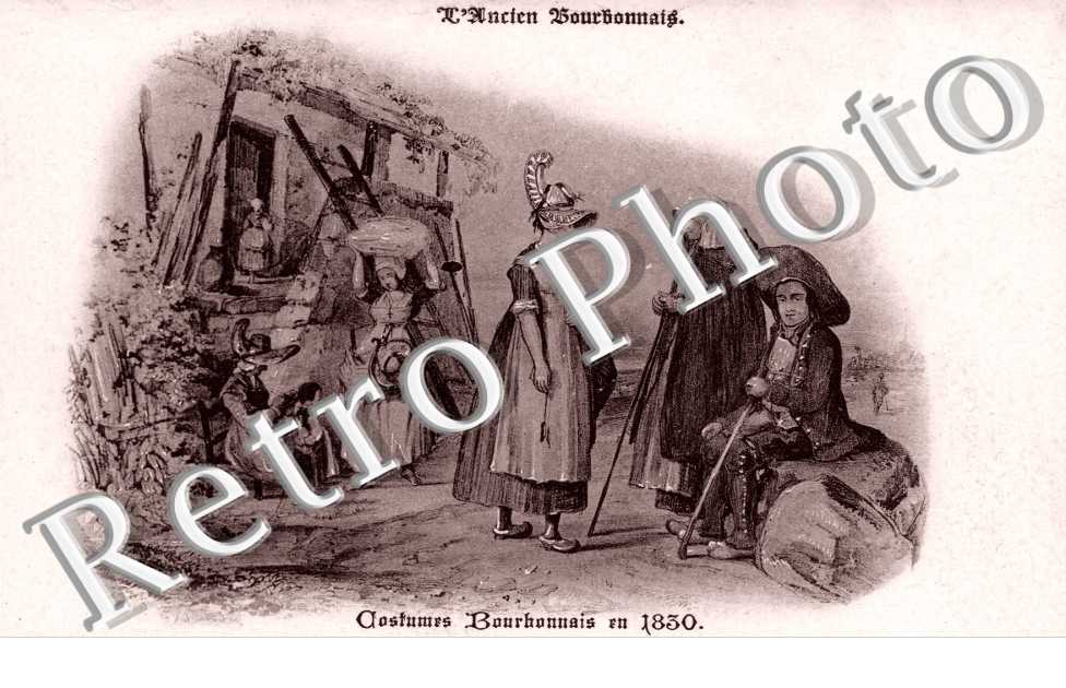 Costumes Bourbonnais en 1830