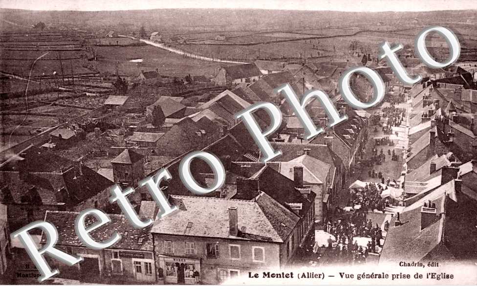 Vue generale prise de l'Eglise