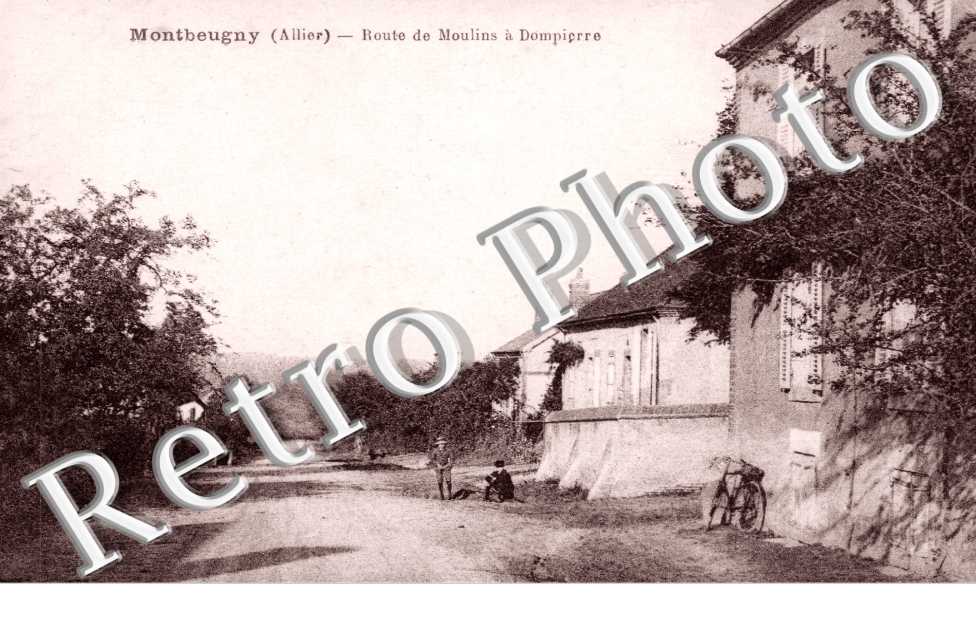 Route de Moulins a Dompierre