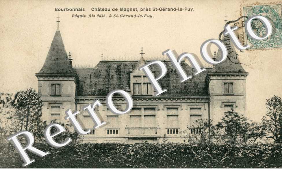 chateau de Magnet pres Saint Gerand le Puy