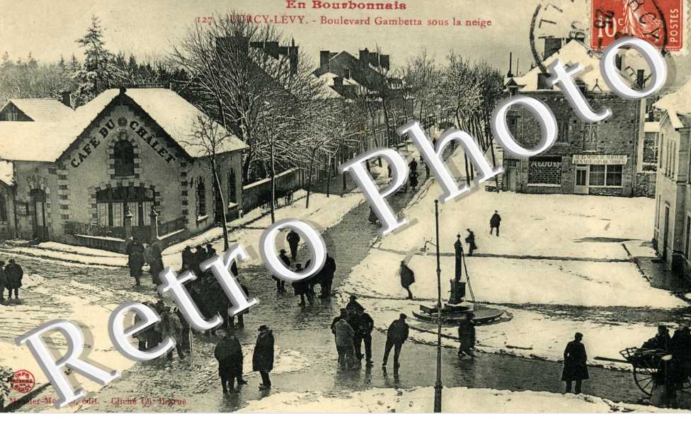 boulevard gambetta sous la neige