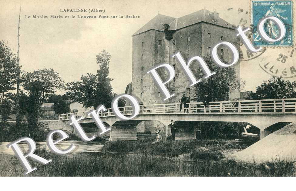 Le Moulin Marin et le Nouveau Pont sur la Bresbre