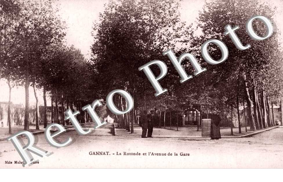La Rotonde et l'Avenue de la Gare