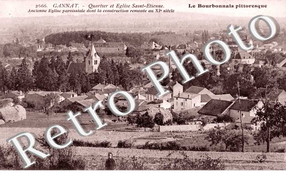 quartier et Eglise saint etienne