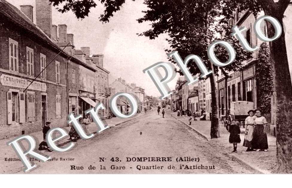 rue de la gare Quartier de l'artichaut