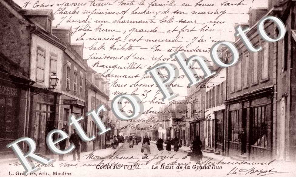 Cosne sur L'oeil  Le haut de la grand'rue