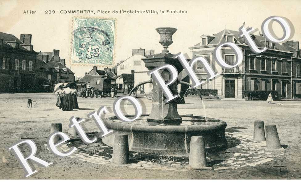 Place de l'Hotel de Ville, le Fontaine