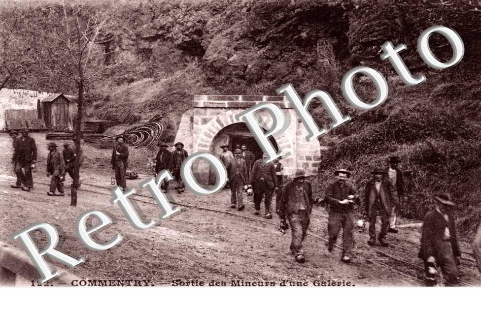 sortie des mineurs d'une galerie