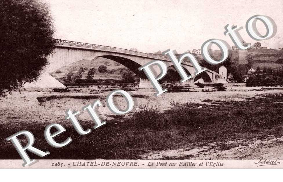 le pont sur l'Allier et l'eglise