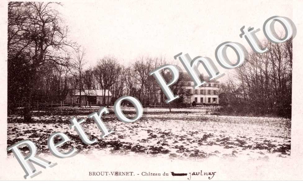 Chateau du Vernet  - la mention manuscrite est fausse