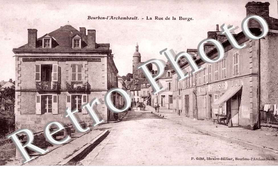 Bourbon-l'Archambault, la Rue de la Burge