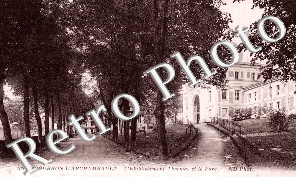L'Etablissement Thermal et le Parc