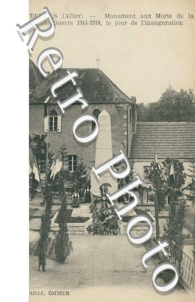 Monument aux Morts de la Grande Guerre, le Jour de l'Inauguration