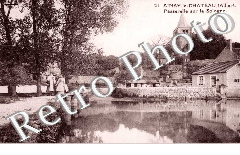 Passerelle sur la Sologne