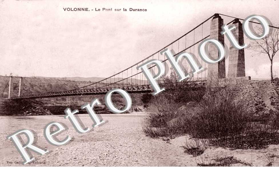 Le pont sur la Durance