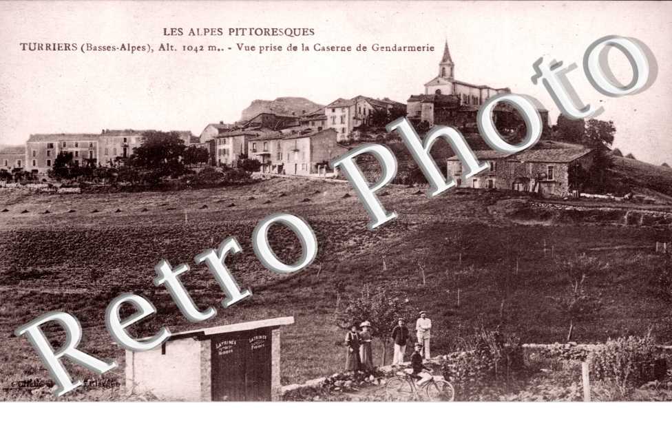 Vue prise de la caserne de Gendarmerie