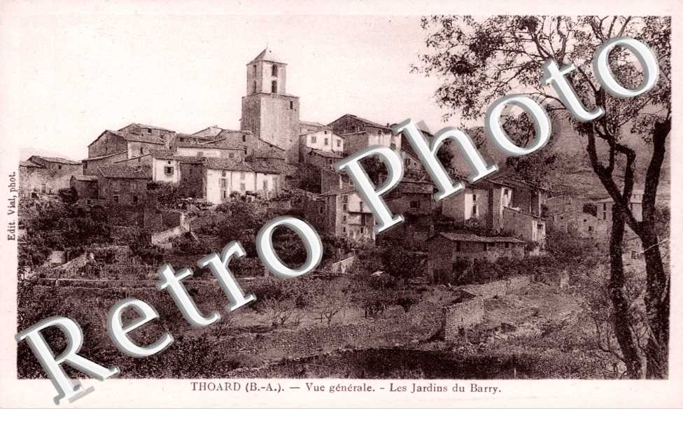 Vue generale - les jardins du Barry