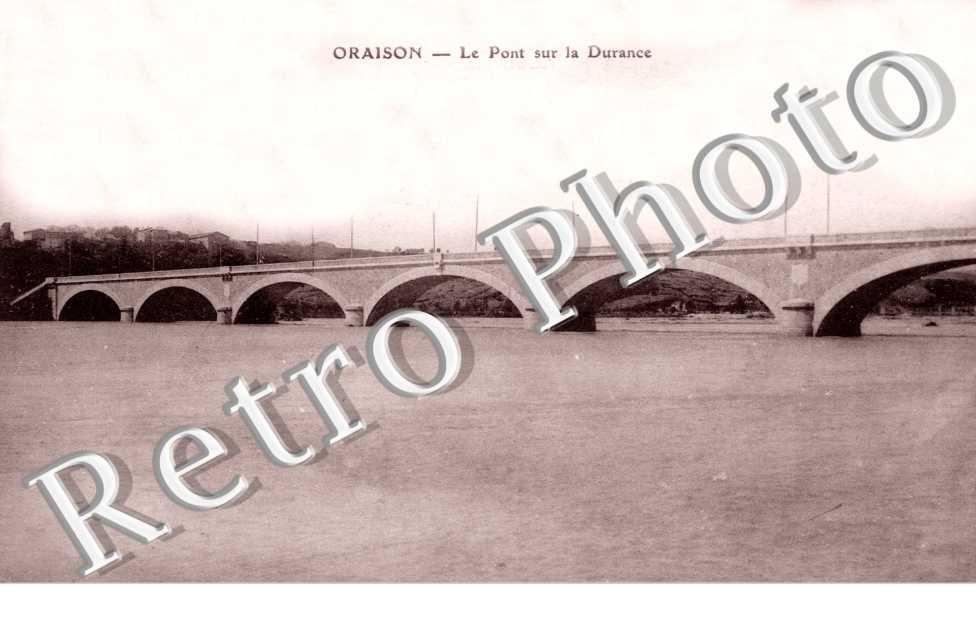 Le pont sur la Durance