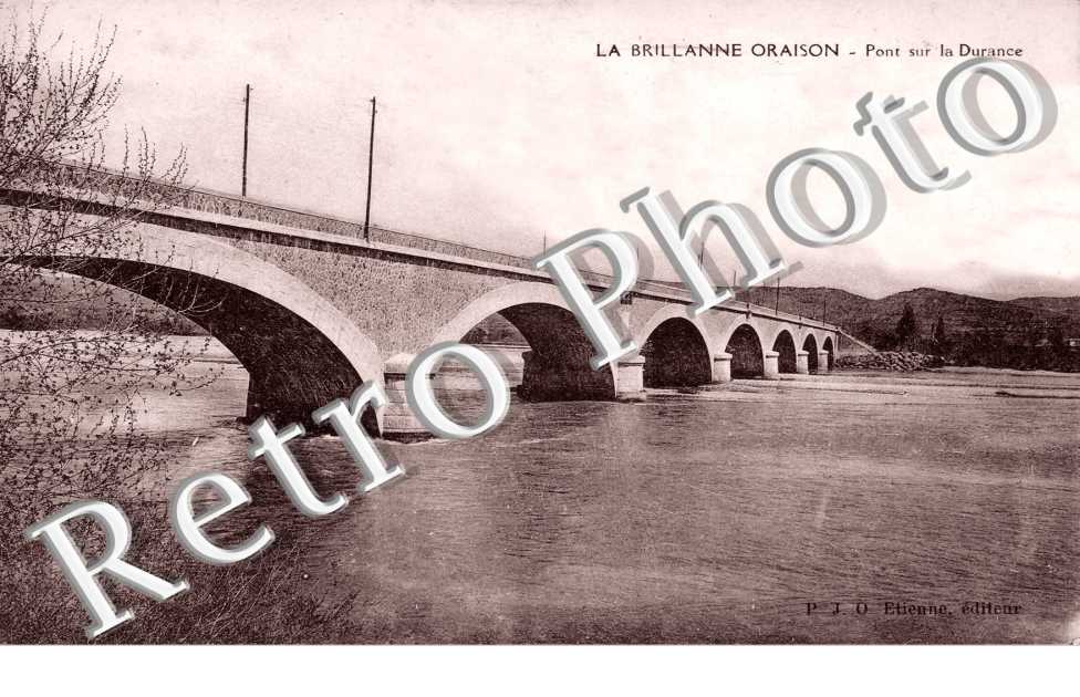 Le pont sur la Durance