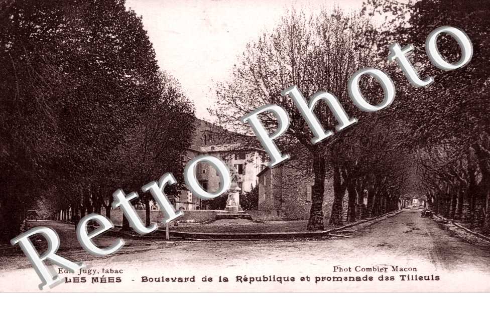 Boulevard de la Republique et promenade de Tilleuls