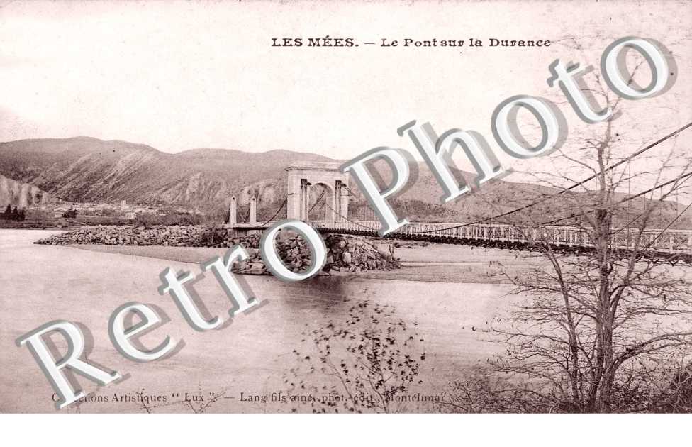 Le pont sur la Durance