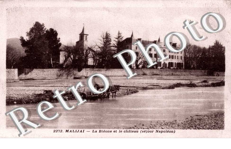 La Bleone et le chateau (sejour Napoleon)