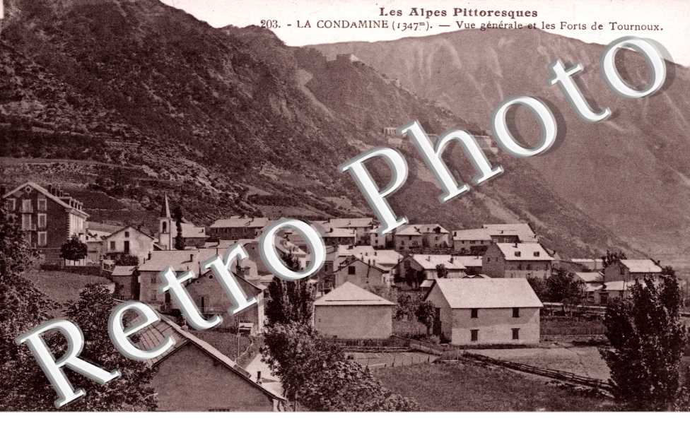 Vue generale et les forts de Tournoux