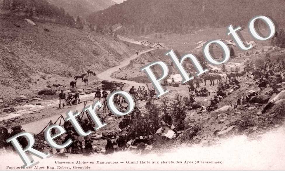 Chasseurs alpins en manoeuvres
