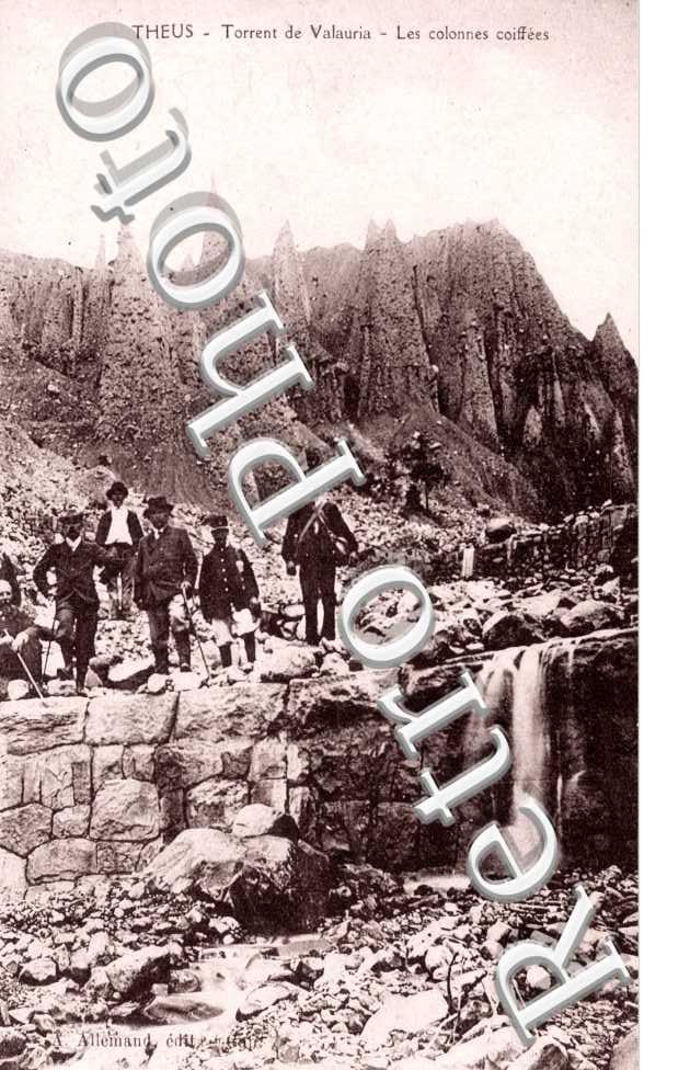 torrent de Valauria - les colonnes coiffees