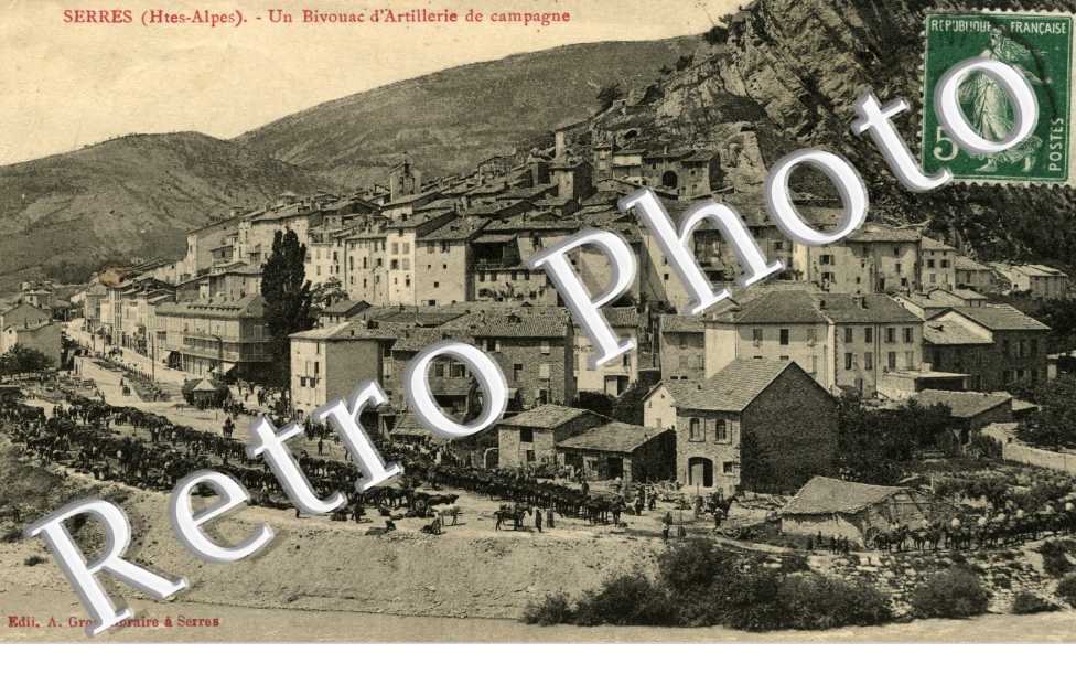 Un bivouac d'artillerie de campagne
