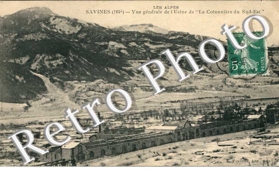 Vue generale de l'usine de la "cotonniere du Sud-Est"