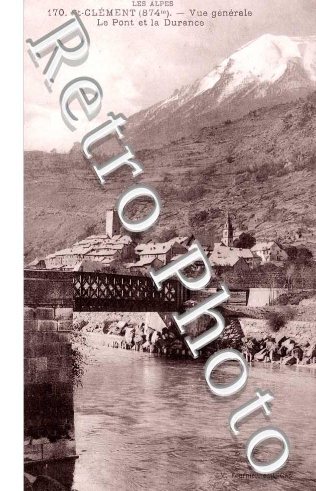 Le pont et la Durance