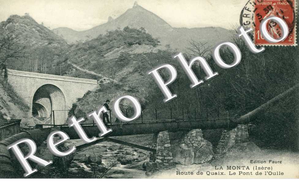 La Monta - Route de Quaix - Le pont de l'Oulle
