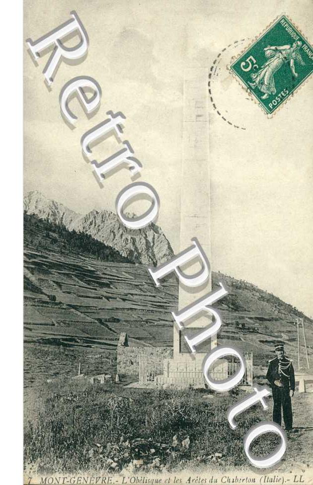 l'obelisque et les aretes du Chaberton
