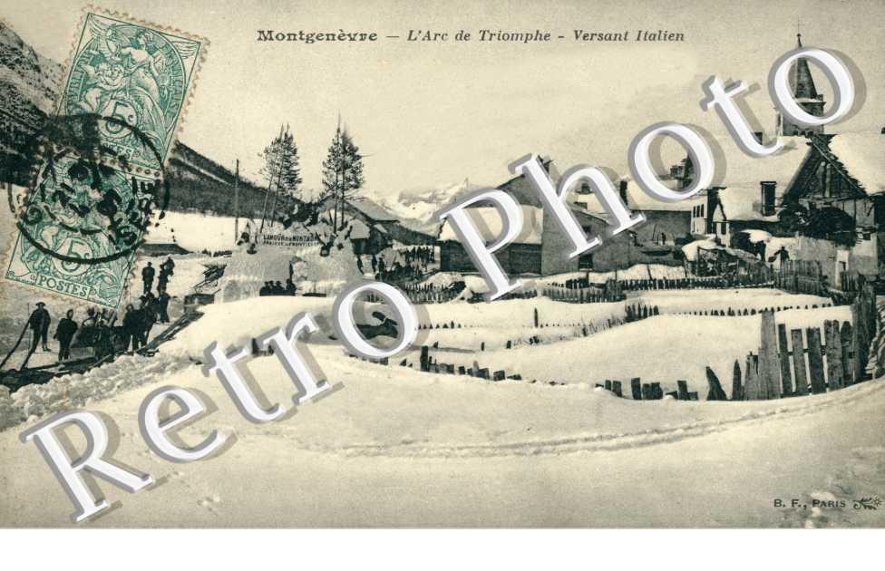 L'Arc de Triomphe versant italien