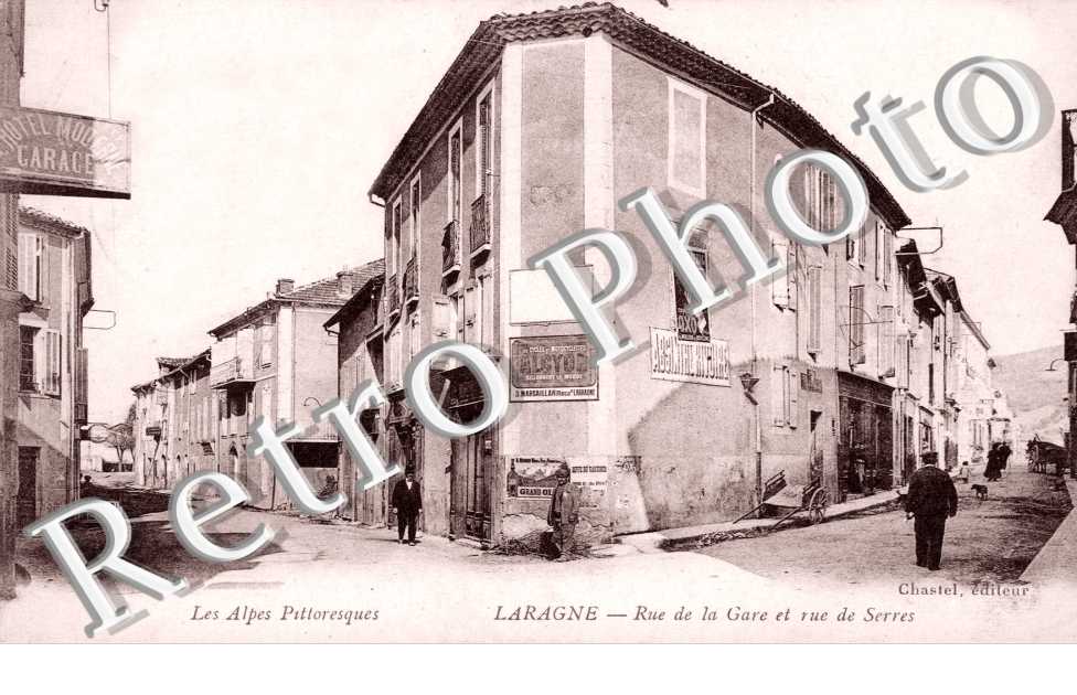 Rue de la gare et rue de Serres