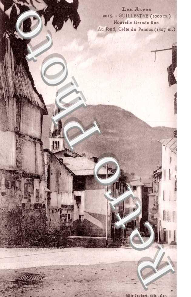 nouvelle grande rue au fond, crete du Penous