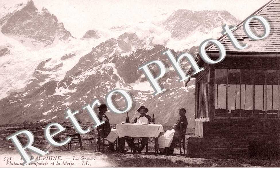 Plateau d'Empairis et la meije