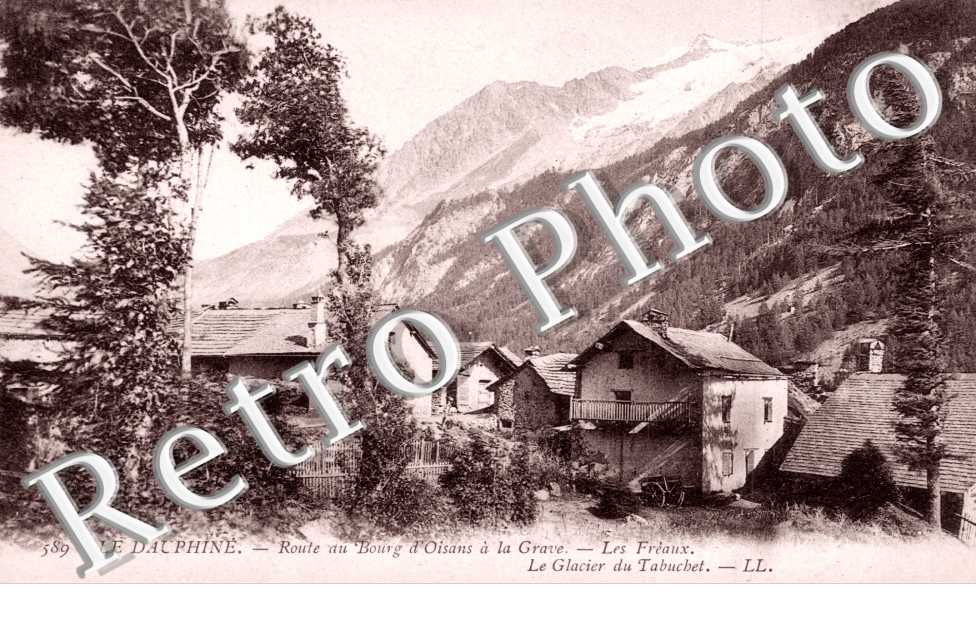 Route du Bourg d'Oisans a La Grave, les Freaux