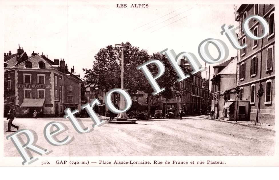 Place Alsace Lorraine, Rue de France et Rue Pasteur