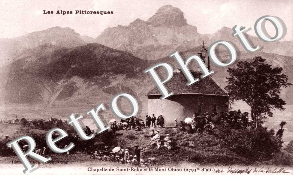 chapelle de Saint-Rohc et le Mont Obiou