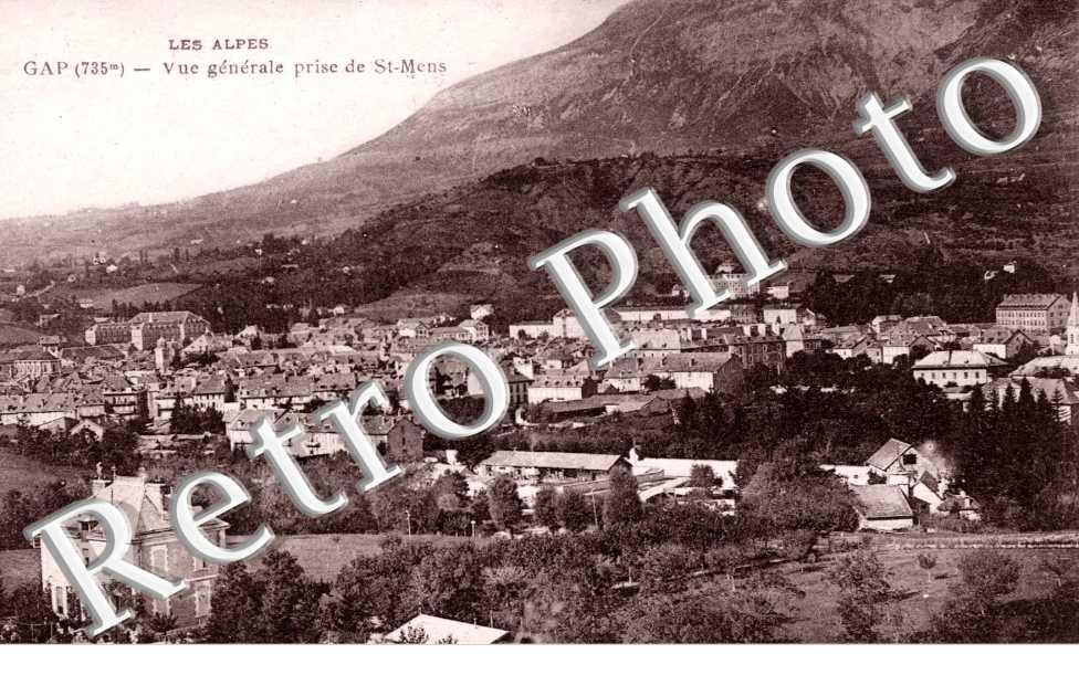 Vue generale prise de Saint-Mens