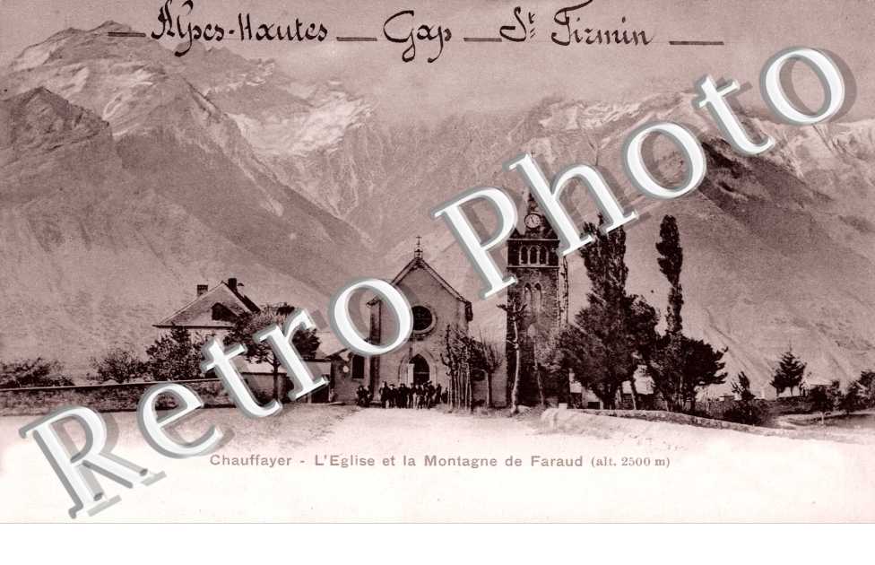 Eglise et la Montagne de Faraud
