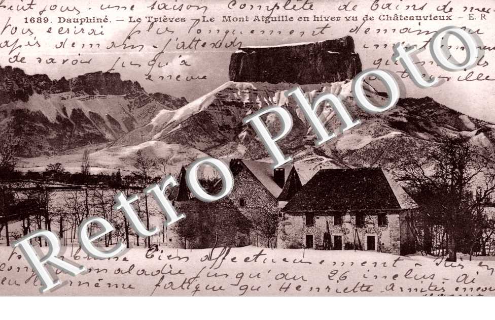 Le Trieves, le Mont Aiguille en Hiver