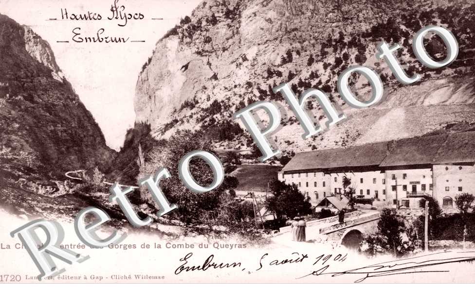 La Chapelue, entree des Gorges de la Combe du Queyras