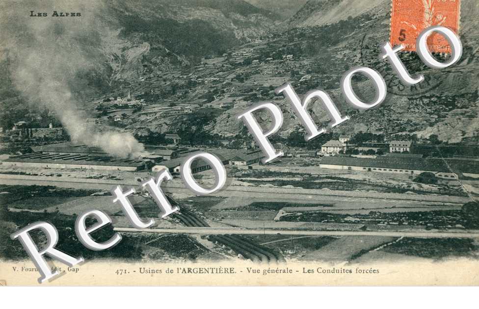 Vue generale, les conduites forcees
