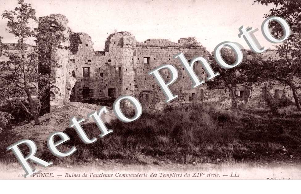 Ruines de l'ancienne Commanderie des Templiers du XIVeme siecle