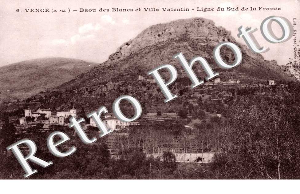 Baou des Blancs et Villa Valentin, Ligne du Sud de la France