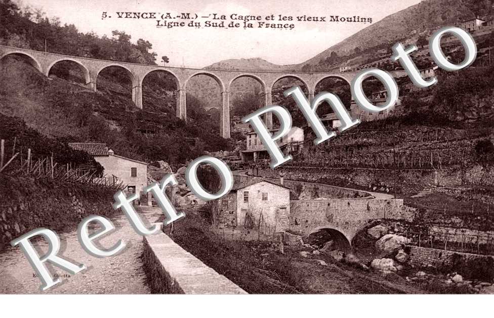 la Cagne et les Vieux Moulins, Ligne du Sud de la France